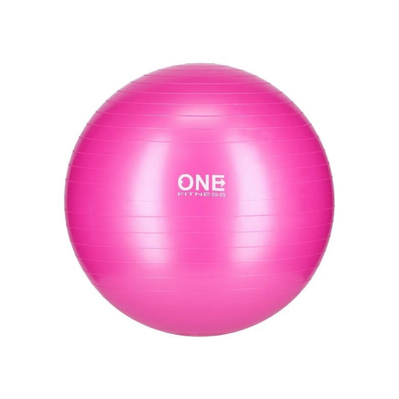 Gym Ball 10 ONE Fitness, 55 cm, ružová