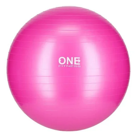 Gym Ball 10 ONE Fitness, 55 cm, ružová