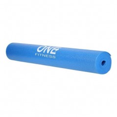 Podložka na jogu YM01 ONE Fitness, modrá