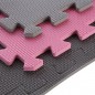 Ochranná podložka puzzle MP10 ONE Fitness, ružovo-sivá