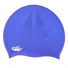 Silikónová čiapka SE34 s plastickým vzorom SPURT, modrá