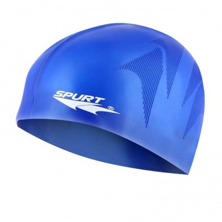 Silikónová čiapka F230 s plastickým vzorom SPURT, modrá