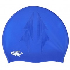 Silikónová čiapka F230 s plastickým vzorom SPURT, modrá