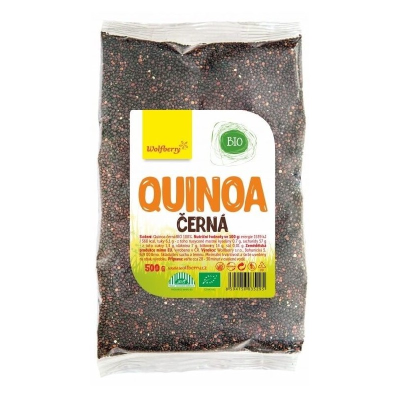 BIO Quinoa čierna Wolfberry, 500 g