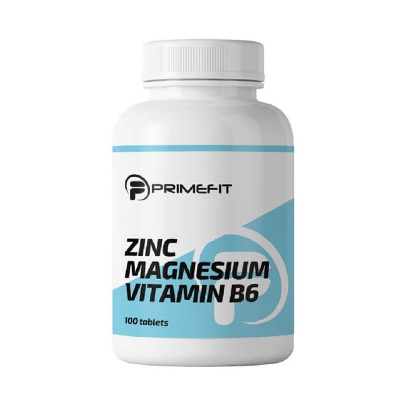 Zinc Magnesium Vitamin B6 PrimeFit, 100 tbl
