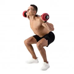 Sada liatinových činiek SGGX20 HMS 20 kg