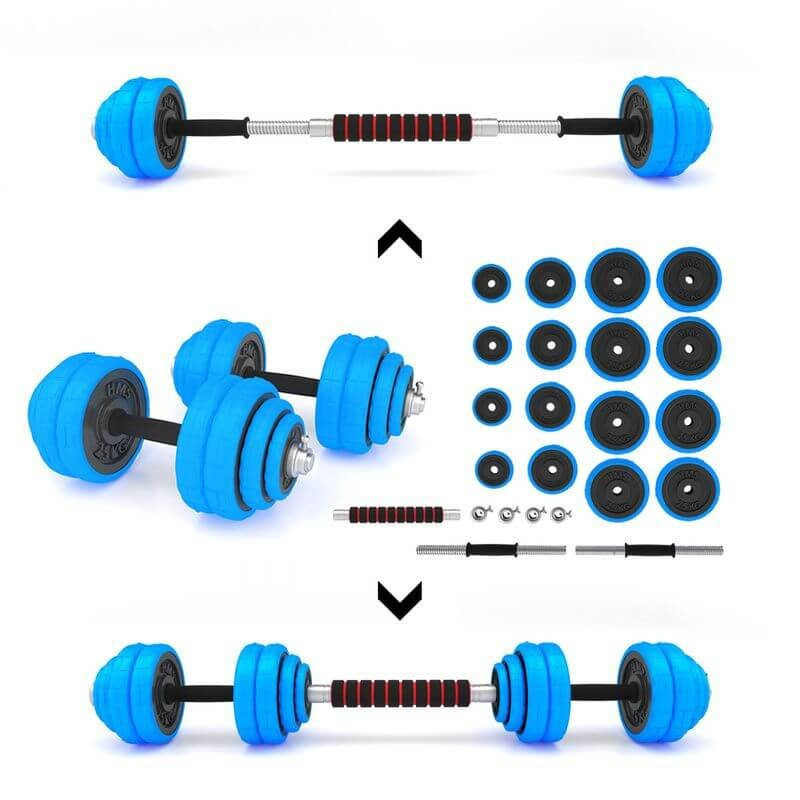 Sada liatinových činiek SGG30BAR HMS 30 kg Sada liatinových činiek SGG30BAR HMS 30 kg