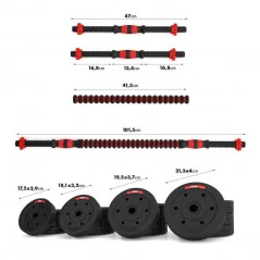 Nakladacie činky SGP30 HMS 30 kg