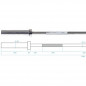 Olympijská os GO205 HMS Premium 150 x 5 cm Olympijská os GO205 HMS Premium 150 x 5 cm