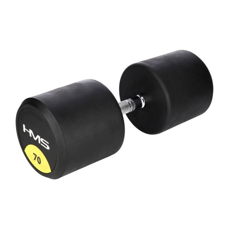 Pogumovaná jednoručná činka HG Pro HMS, 70 kg Pogumovaná jednoručná činka HG Pro HMS, 70 kg