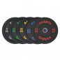 Olympijský bumper kotúč HTBR HMS, 15 kg Olympijský bumper kotúč HTBR HMS, 15 kg