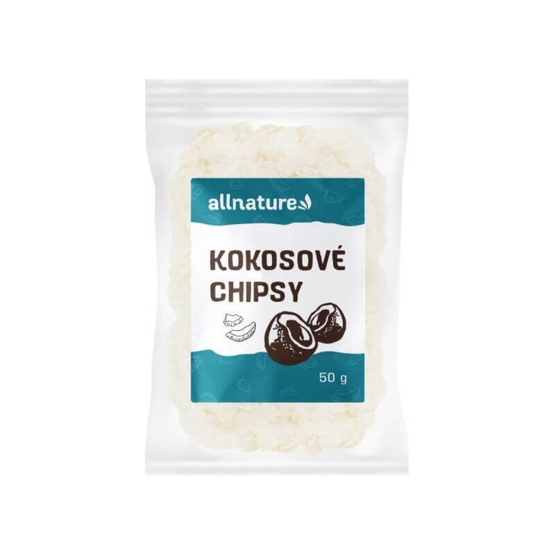 Kokosové chipsy Allnature, 50 g