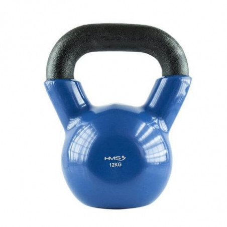 Kettlebell pokrytý vinylom KN HMS, 12 kg