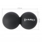 Dvojitá masážna loptička BLC02 Lacrosse Ball HMS, čierna Dvojitá masážna loptička BLC02 Lacrosse Ball HMS, čierna