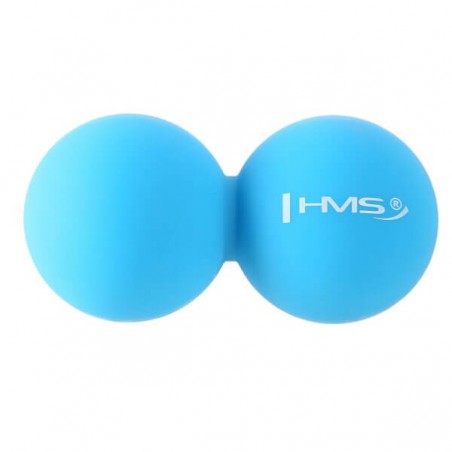 Dvojitá masážna loptička BLC02 Lacrosse Ball HMS, modrá