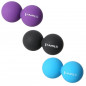 Dvojitá masážna loptička BLC02 Lacrosse Ball HMS, modrá Dvojitá masážna loptička BLC02 Lacrosse Ball HMS, modrá