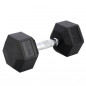 Čierna hexagonálna jednoručná činka HMS, 14 kg Čierna hexagonálna jednoručná činka HMS, 14 kg