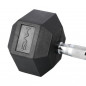 Čierna hexagonálna jednoručná činka HMS, 25 kg Čierna hexagonálna jednoručná činka HMS, 25 kg