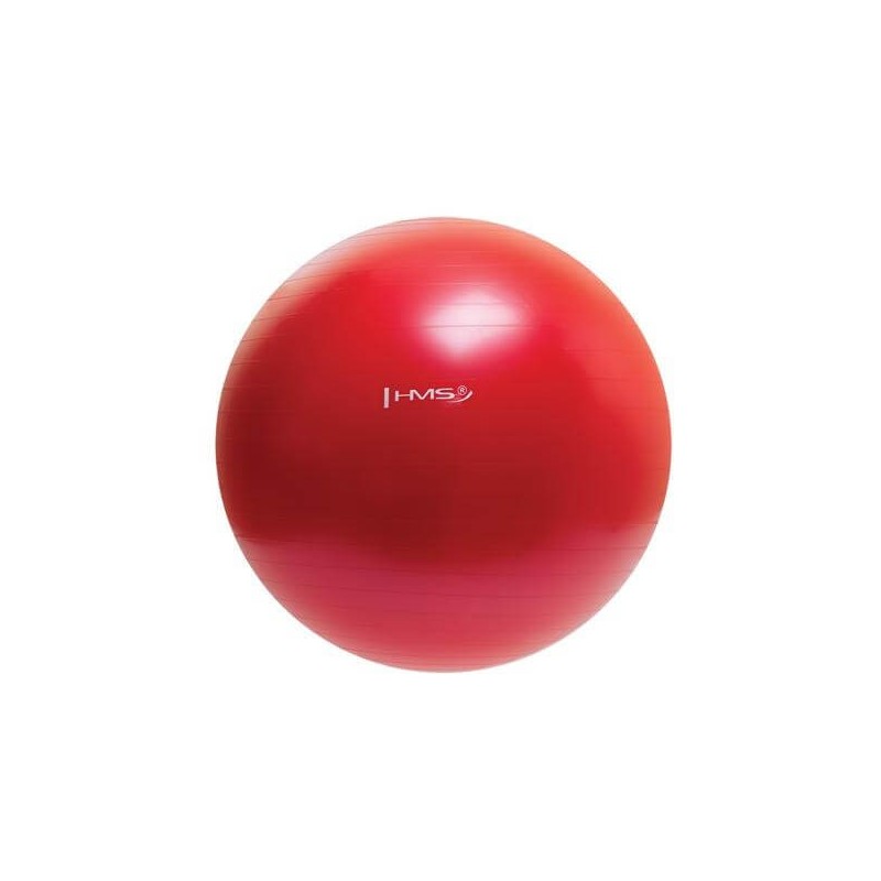 Gymnastická lopta YB01 HMS, 65 cm, červená