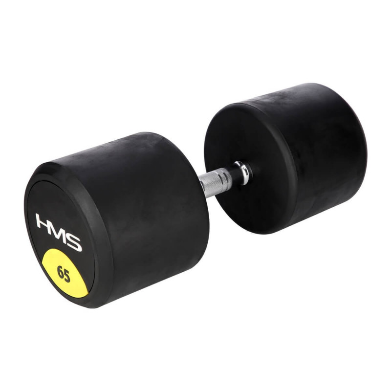 Pogumovaná jednoručná činka HG Pro HMS, 65 kg Pogumovaná jednoručná činka HG Pro HMS, 65 kg