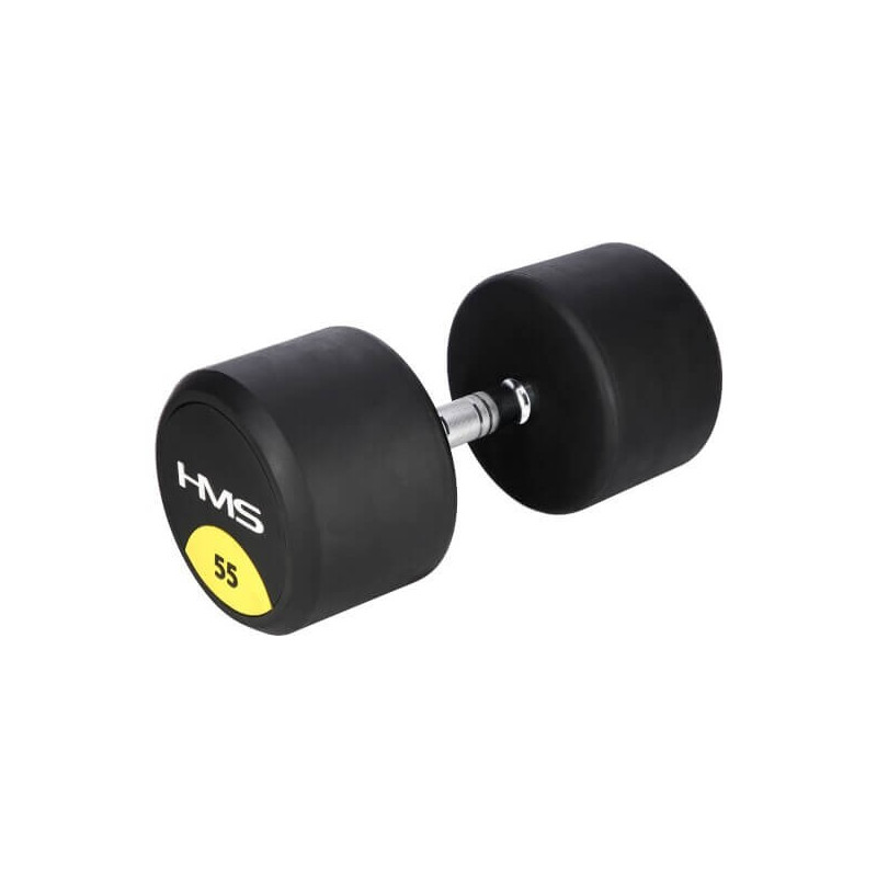 Pogumovaná jednoručná činka HG Pro HMS, 55 kg Pogumovaná jednoručná činka HG Pro HMS, 55 kg