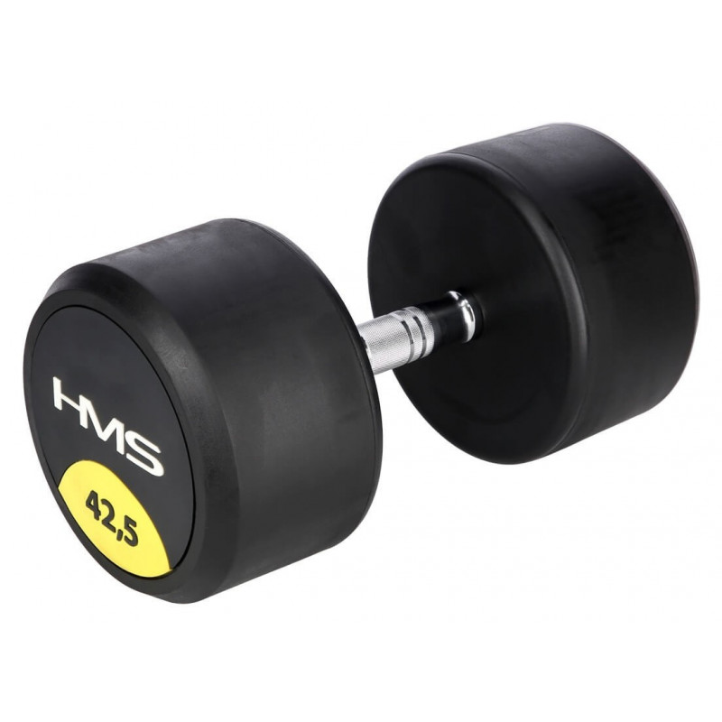 Pogumovaná jednoručná činka HG Pro HMS, 42,5 kg Pogumovaná jednoručná činka HG Pro HMS, 42,5 kg