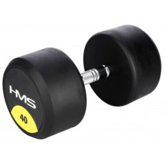 Pogumovaná jednoručná činka HG Pro HMS, 40 kg